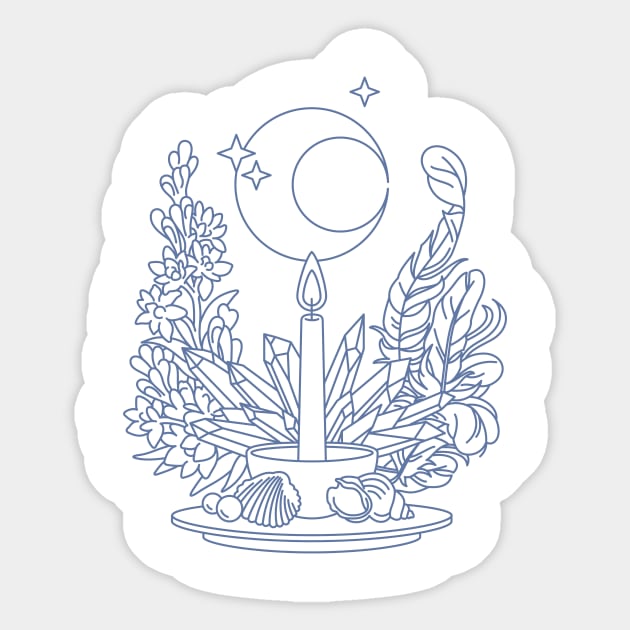 Moon Altar Sticker by Starberry